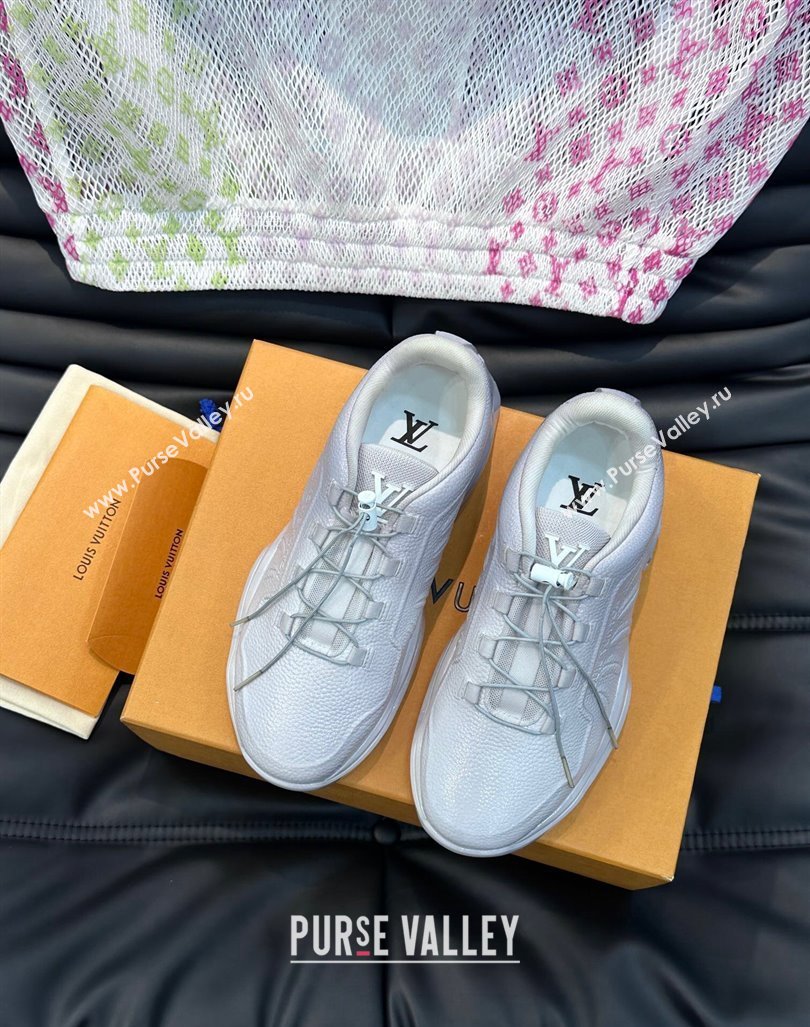 Louis Vuitton Mens Millenium Sneakers Top Quality Gray 2023 (shouhe-23092018)