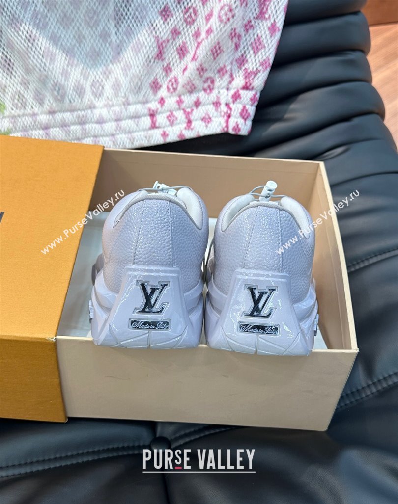 Louis Vuitton Mens Millenium Sneakers Top Quality Gray 2023 (shouhe-23092018)