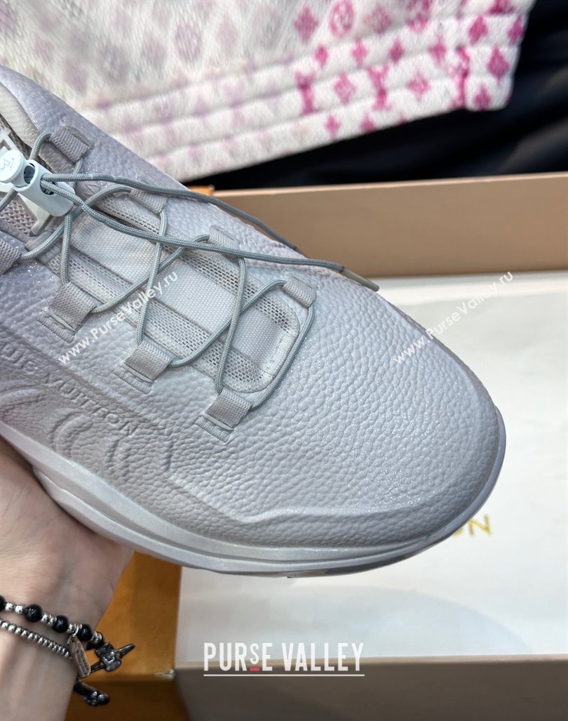 Louis Vuitton Mens Millenium Sneakers Top Quality Gray 2023 (shouhe-23092018)
