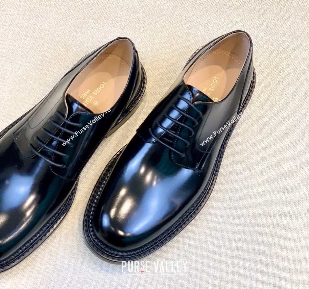 Louis Vuitton Mens Leather Derby Shoes Top Quality 06 2023 (shouhe-23091946)