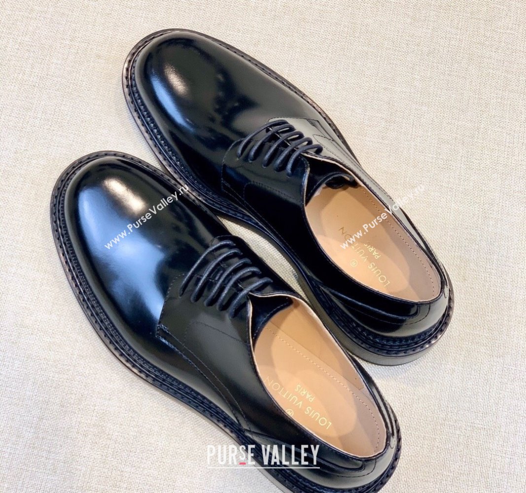 Louis Vuitton Mens Leather Derby Shoes Top Quality 06 2023 (shouhe-23091946)
