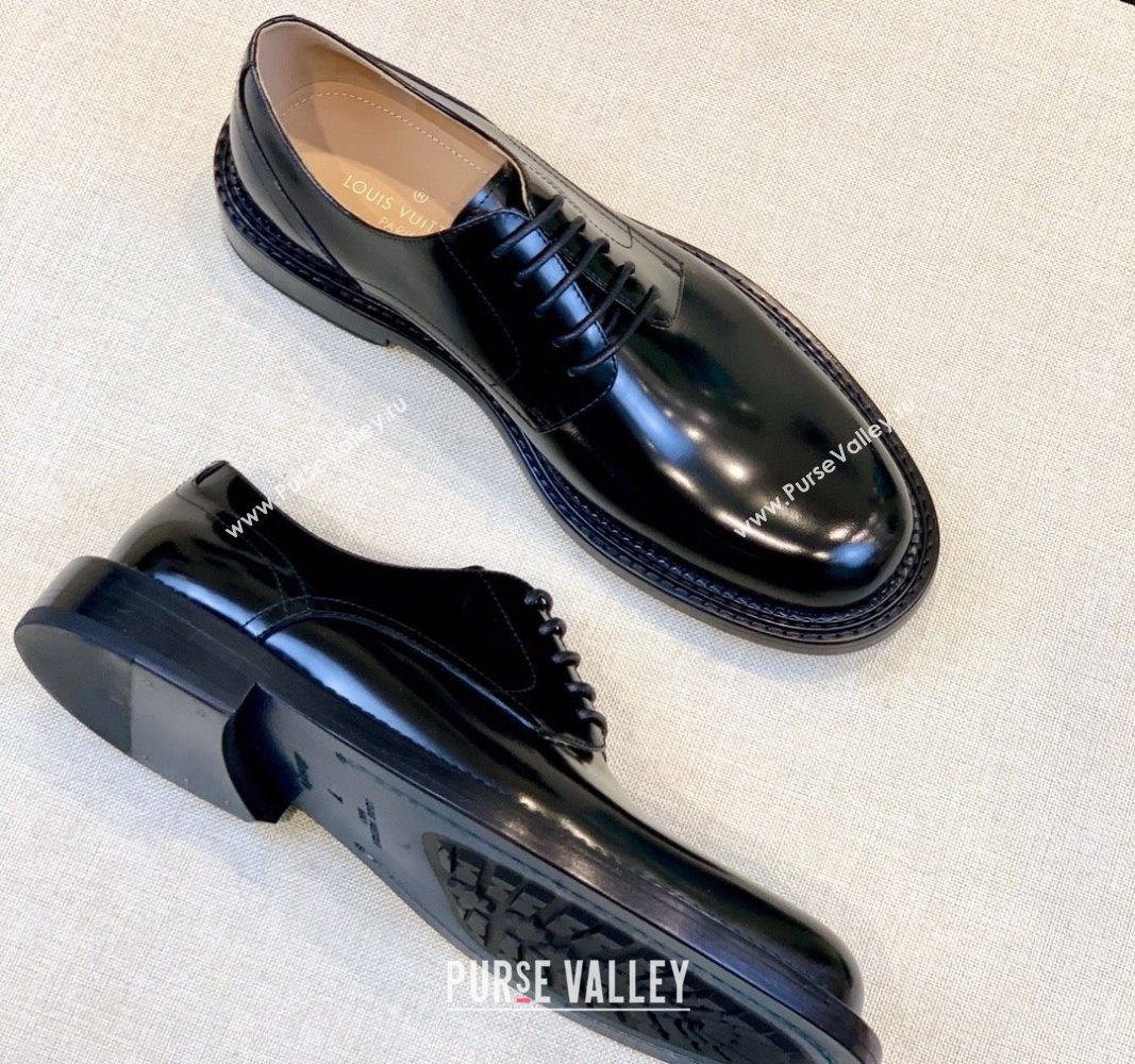 Louis Vuitton Mens Leather Derby Shoes Top Quality 06 2023 (shouhe-23091946)