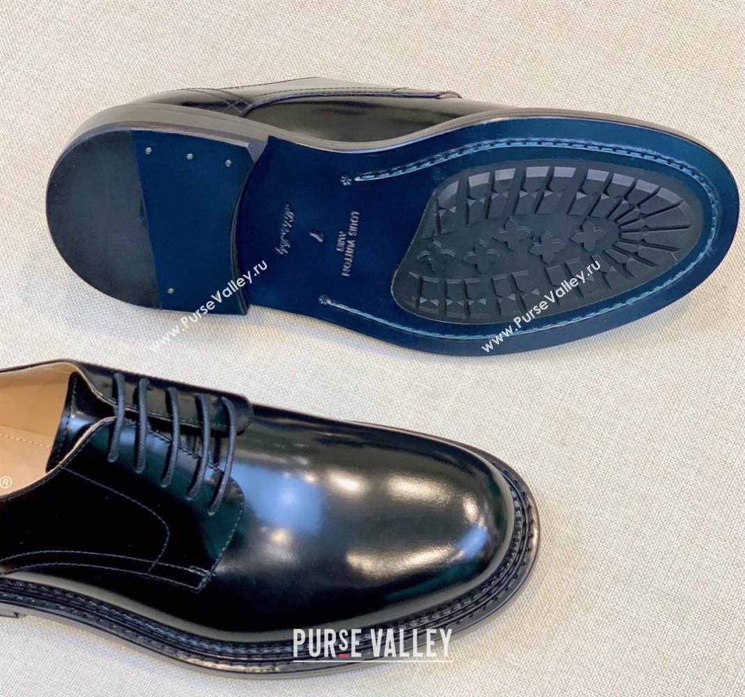 Louis Vuitton Mens Leather Derby Shoes Top Quality 06 2023 (shouhe-23091946)