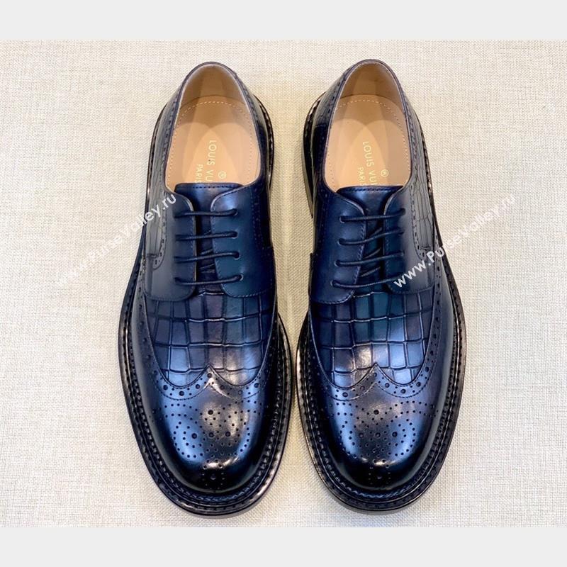 Louis Vuitton Mens Leather Derby Shoes Top Quality 07 2023 (shouhe-23091947)