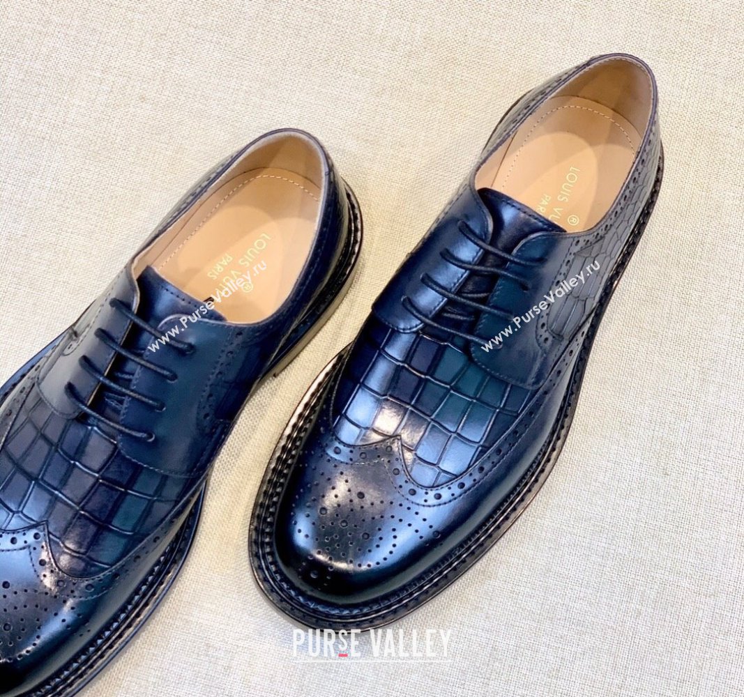 Louis Vuitton Mens Leather Derby Shoes Top Quality 07 2023 (shouhe-23091947)