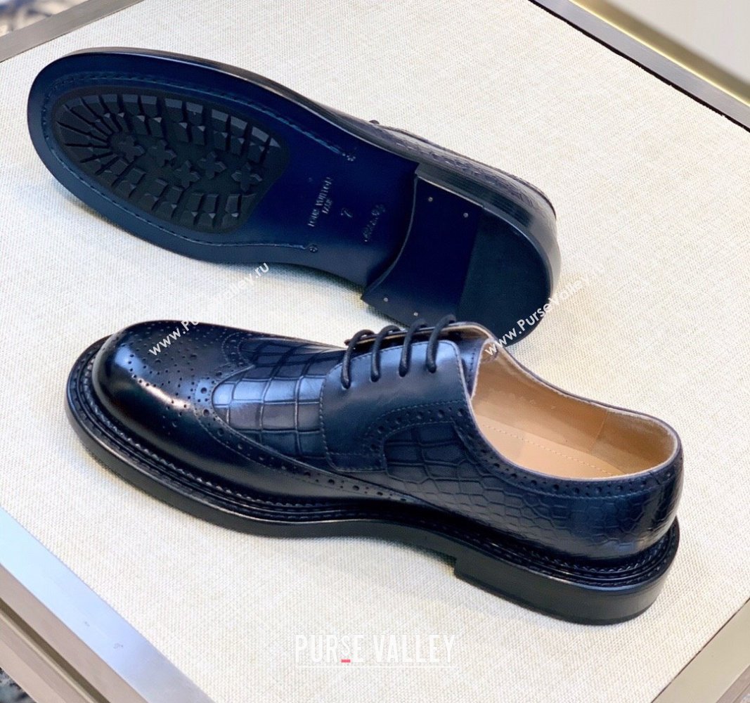 Louis Vuitton Mens Leather Derby Shoes Top Quality 07 2023 (shouhe-23091947)