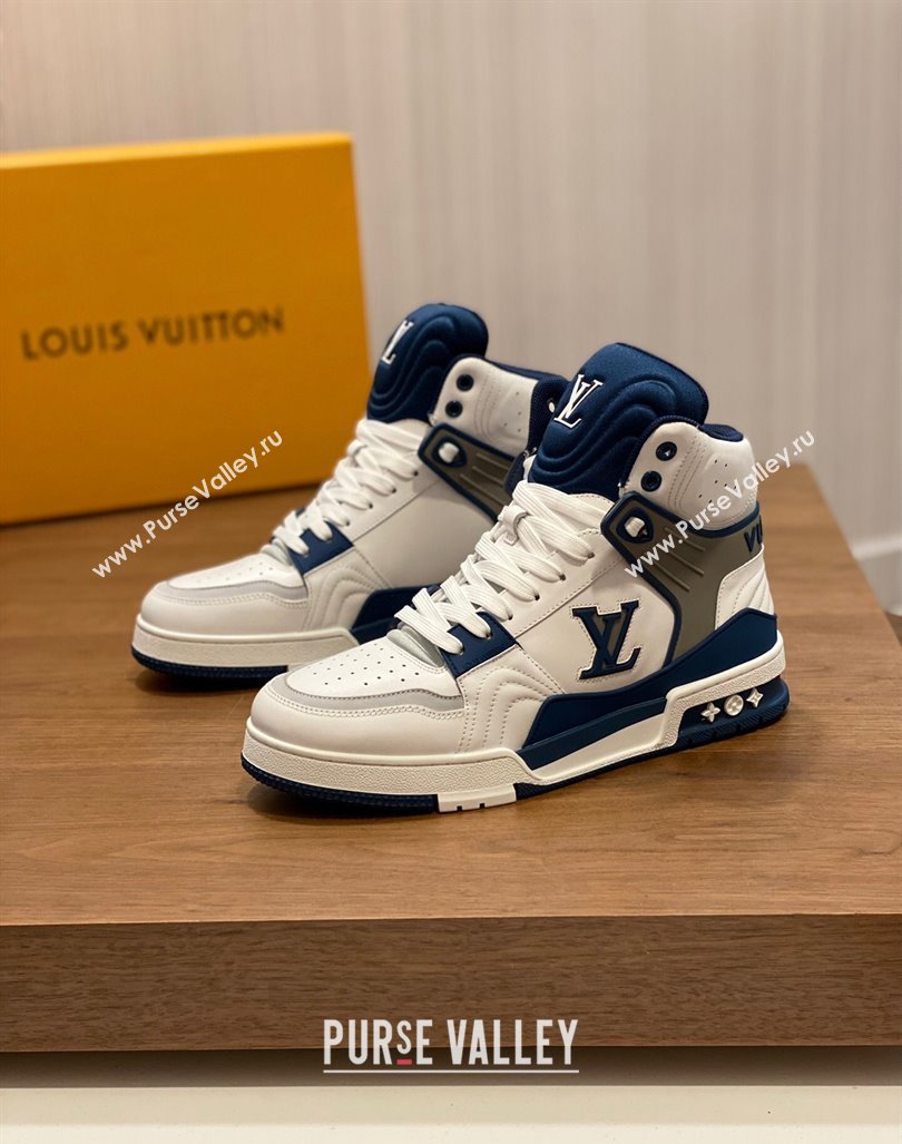 Louis Vuitton Mens High 8 Sneakers Top Quality 01 2023 (shouhe-23092001)