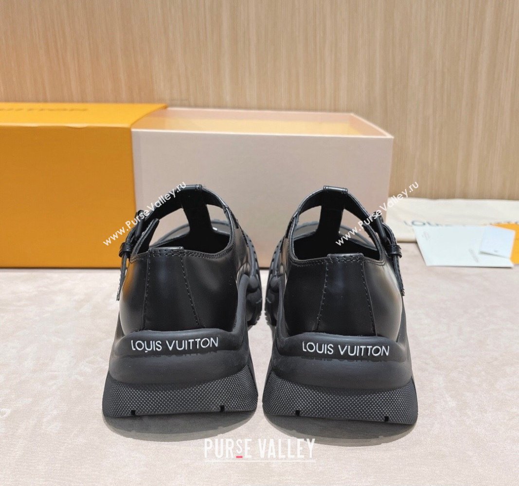 Louis Vuitton Ruby Flat Mary Janes Black 2023 (modeng-23092215)