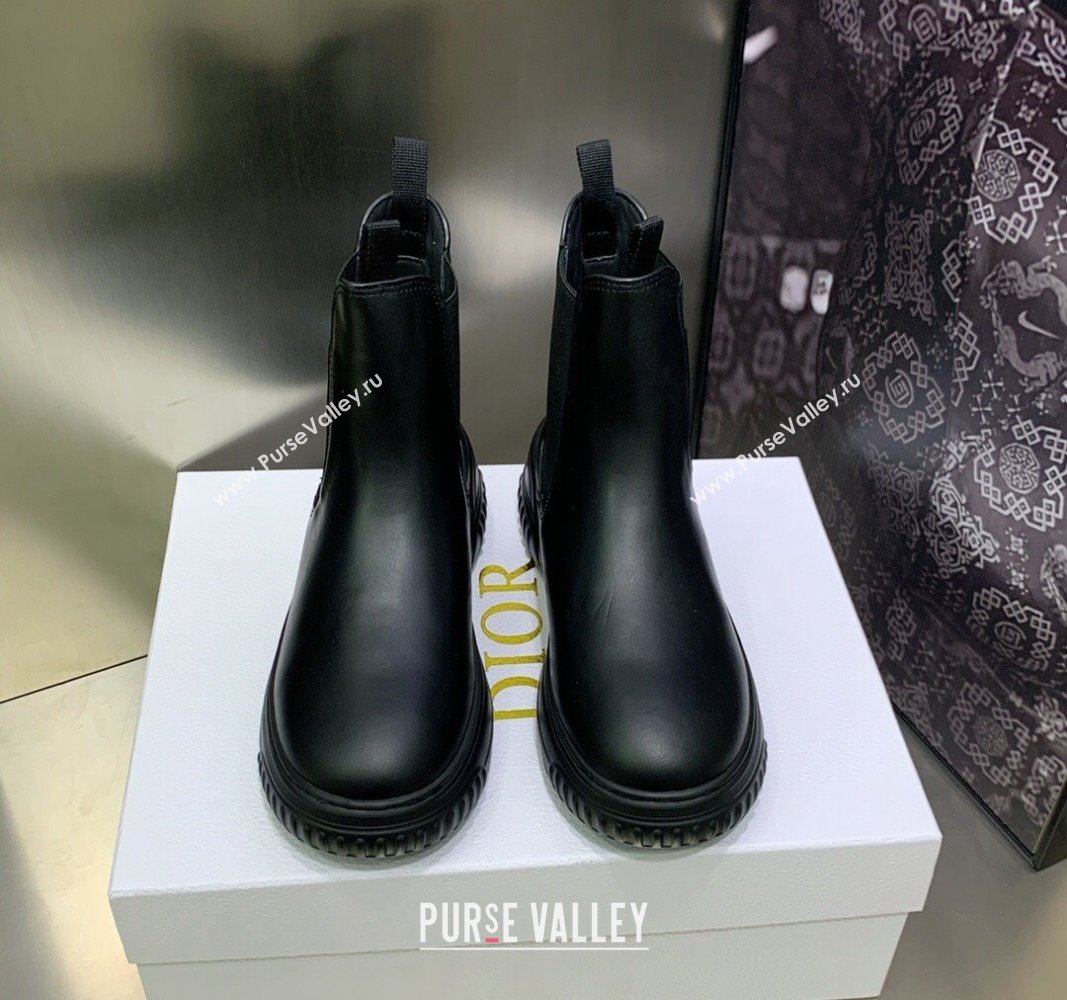 Dior D-Racer Ankle Boots in Calfskin Black 2023 (jincheng-23092217)