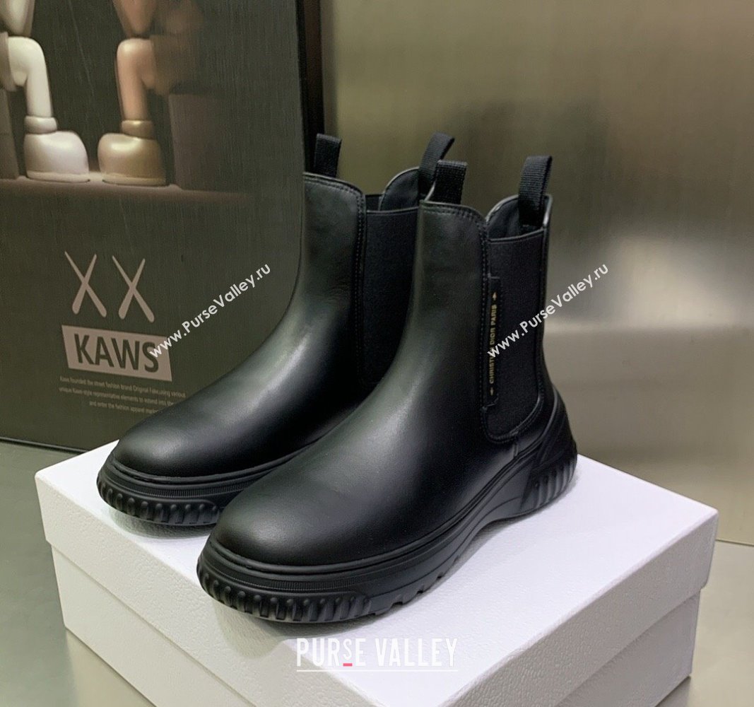 Dior D-Racer Ankle Boots in Calfskin Black 2023 (jincheng-23092217)