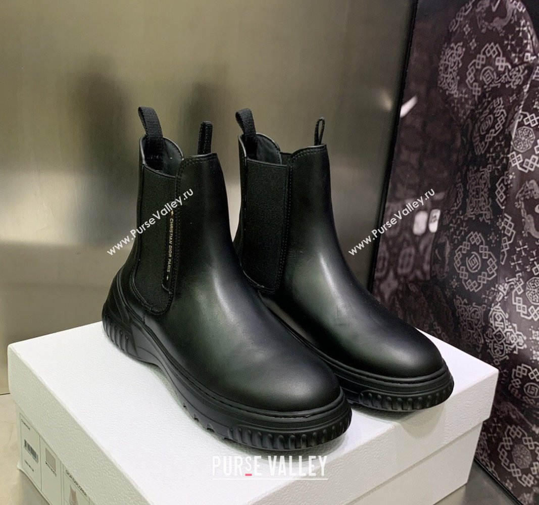 Dior D-Racer Ankle Boots in Calfskin Black 2023 (jincheng-23092217)