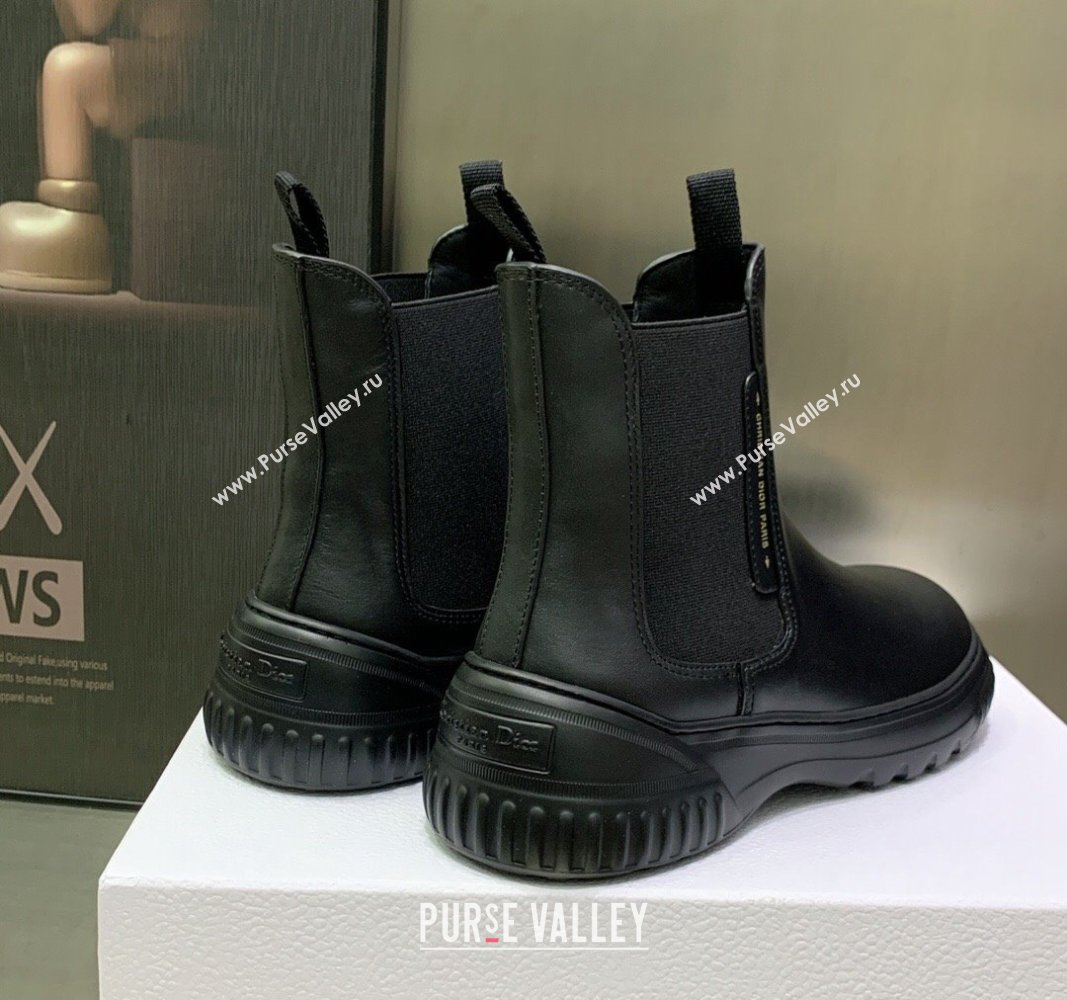 Dior D-Racer Ankle Boots in Calfskin Black 2023 (jincheng-23092217)