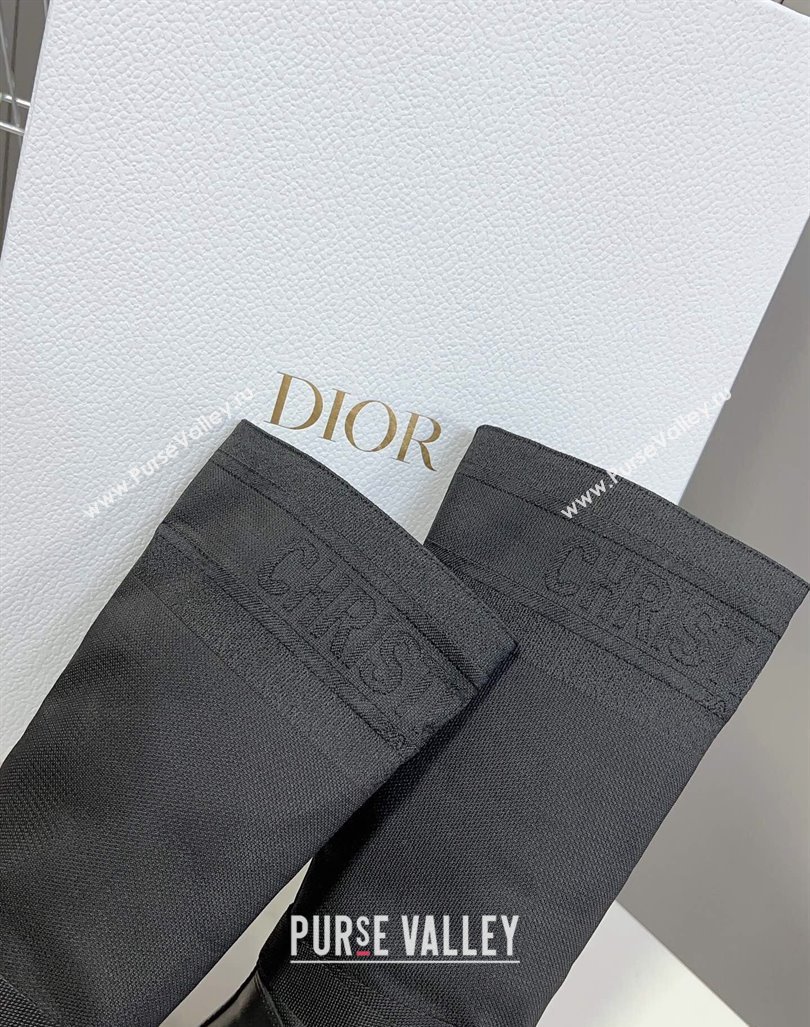 Dior D-Major Boots in Technical Fabric Black 2023 (modeng-23092222)