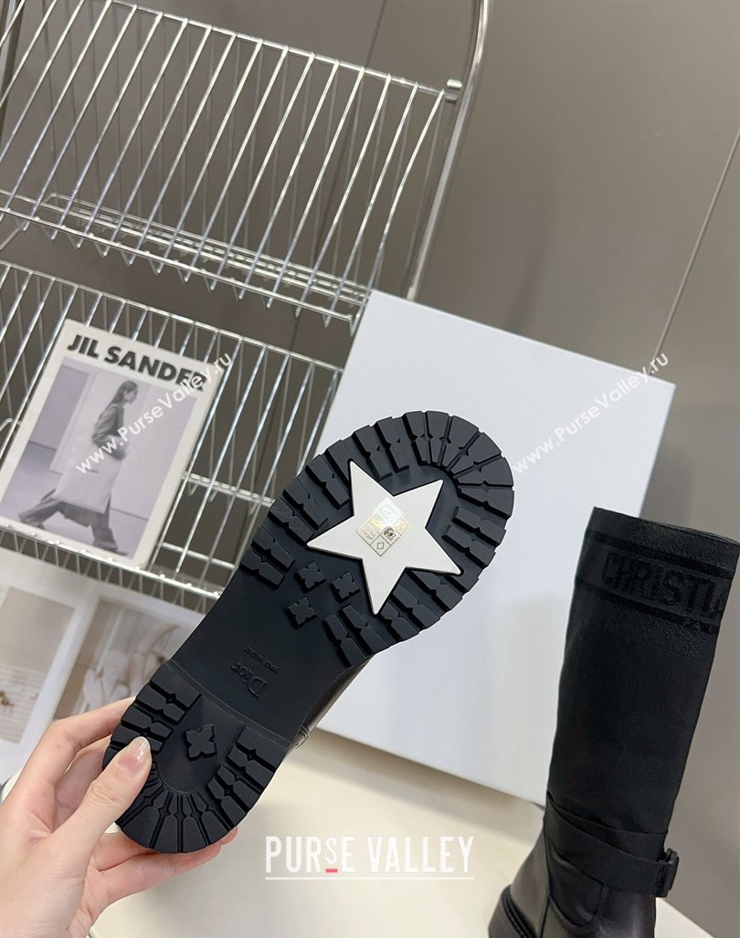 Dior D-Major Boots in Technical Fabric Black 2023 (modeng-23092222)