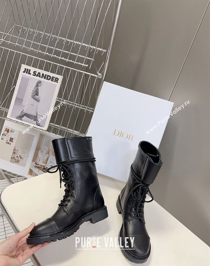 Dior D-Trap Ankle Boots in Calfskin Black 2023 (modeng-23092233)