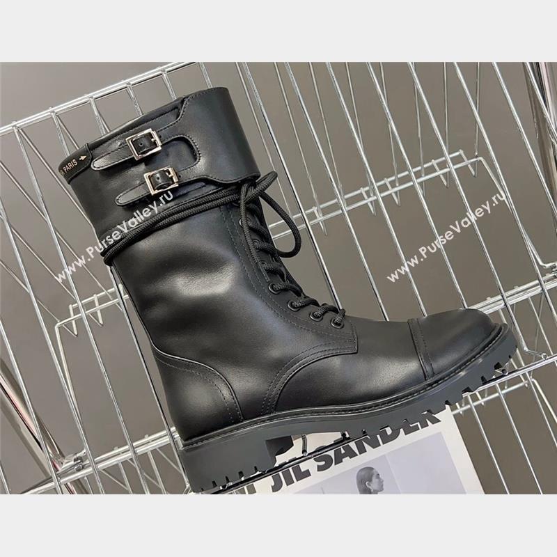 Dior D-Trap Ankle Boots in Calfskin Black 2023 (modeng-23092233)