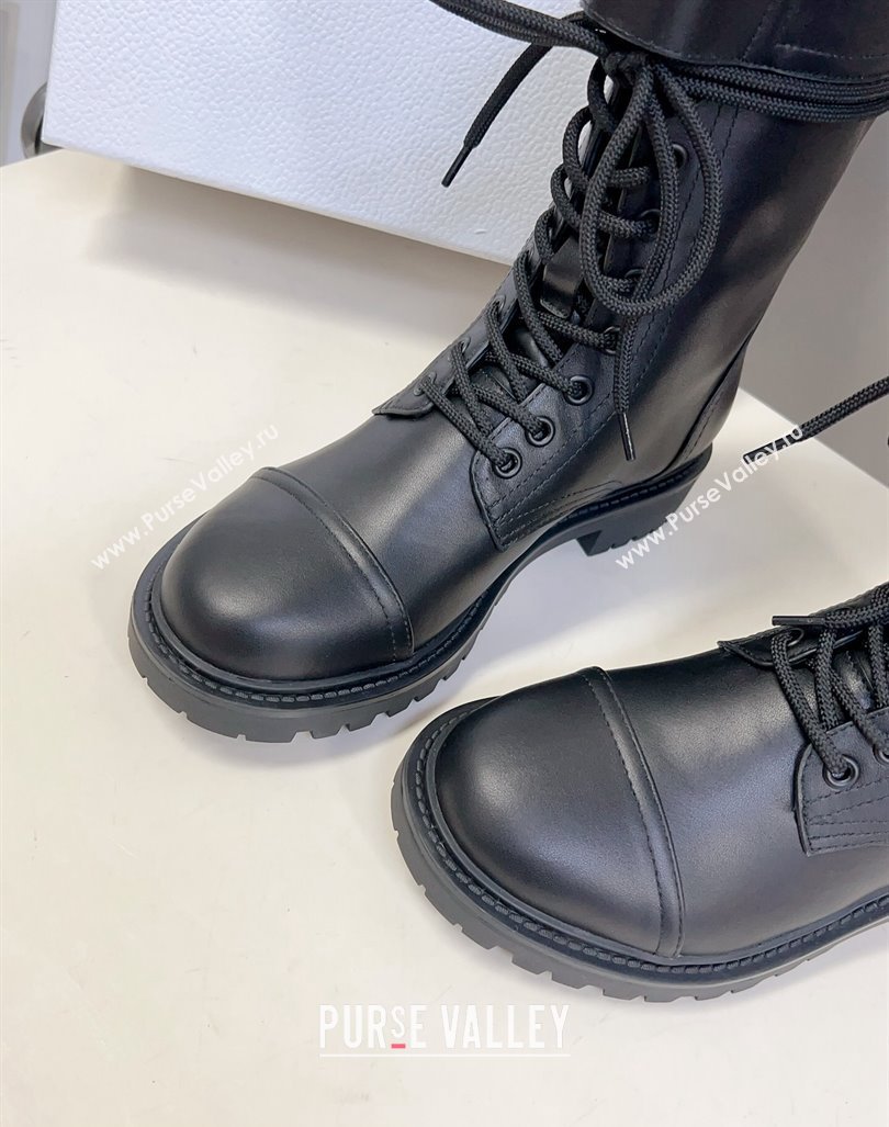 Dior D-Trap Ankle Boots in Calfskin Black 2023 (modeng-23092233)