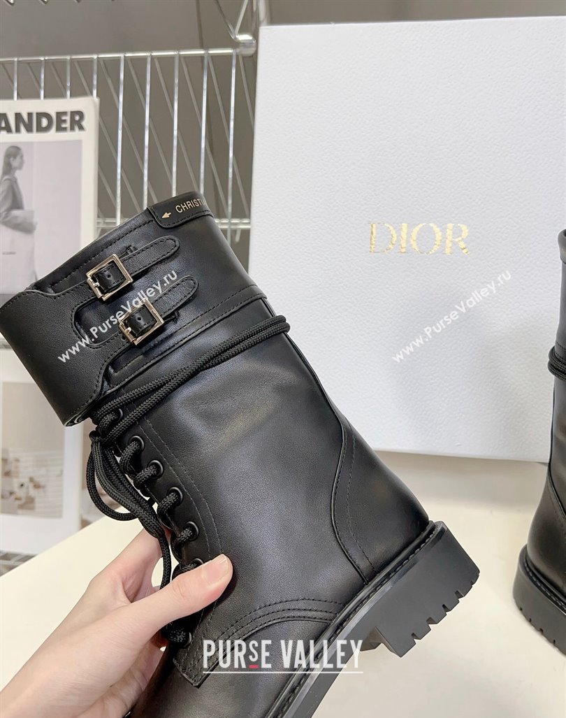 Dior D-Trap Ankle Boots in Calfskin Black 2023 (modeng-23092233)