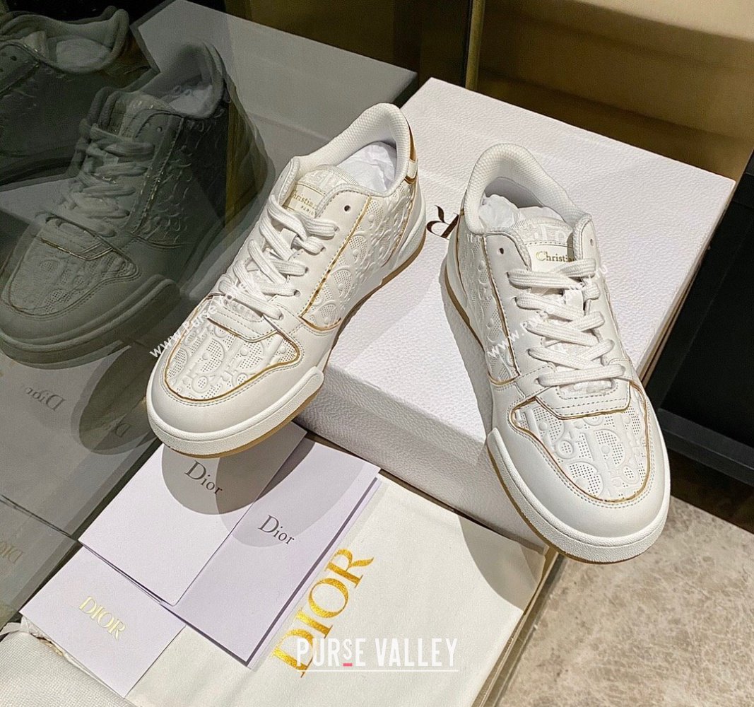 DIOR One Sneakers in Oblique Perforated Calfskin 03 2023 (modeng-23092315)