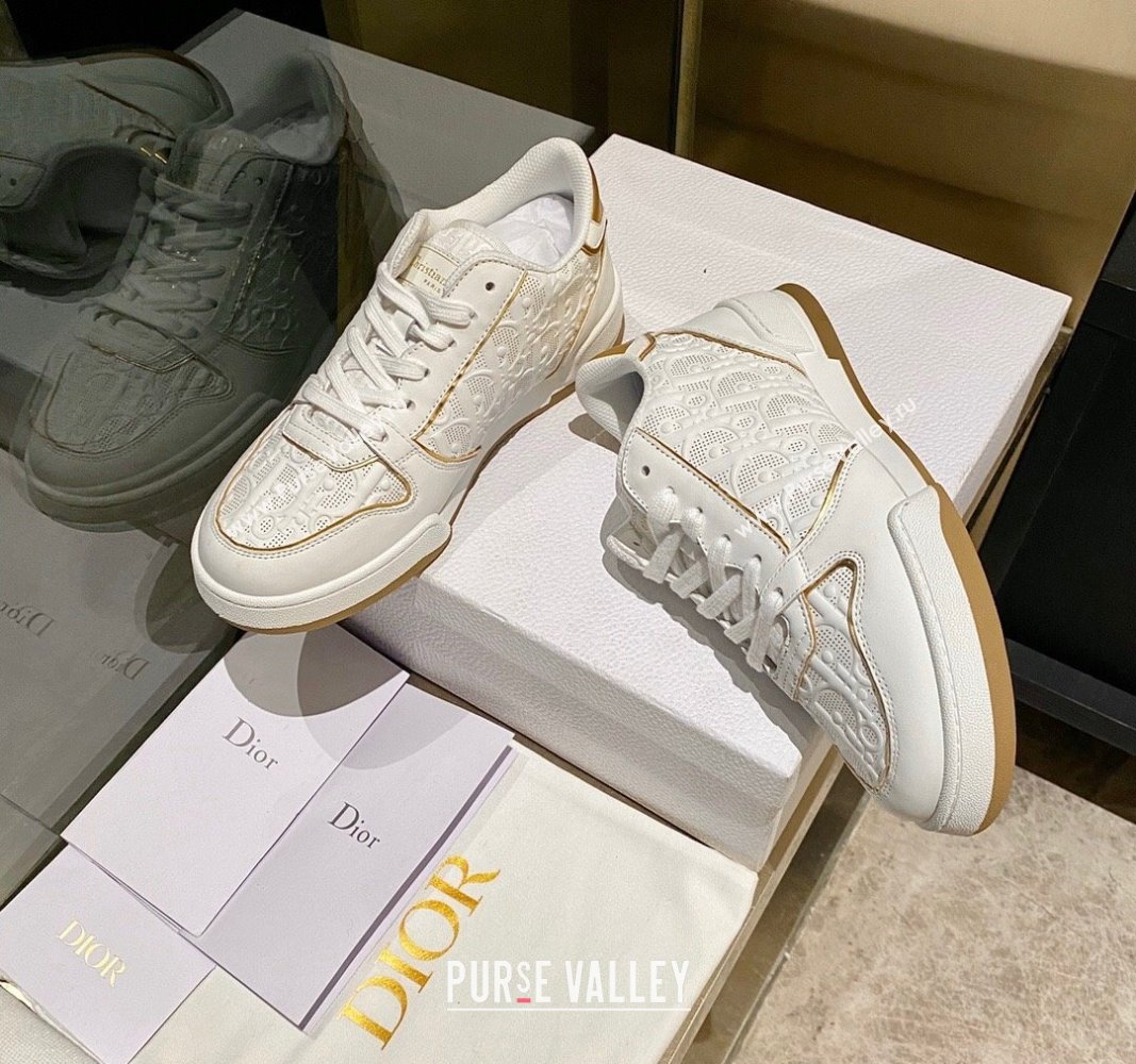 DIOR One Sneakers in Oblique Perforated Calfskin 03 2023 (modeng-23092315)