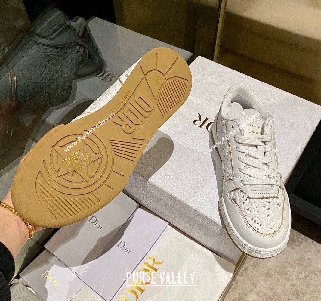 DIOR One Sneakers in Oblique Perforated Calfskin 03 2023 (modeng-23092315)