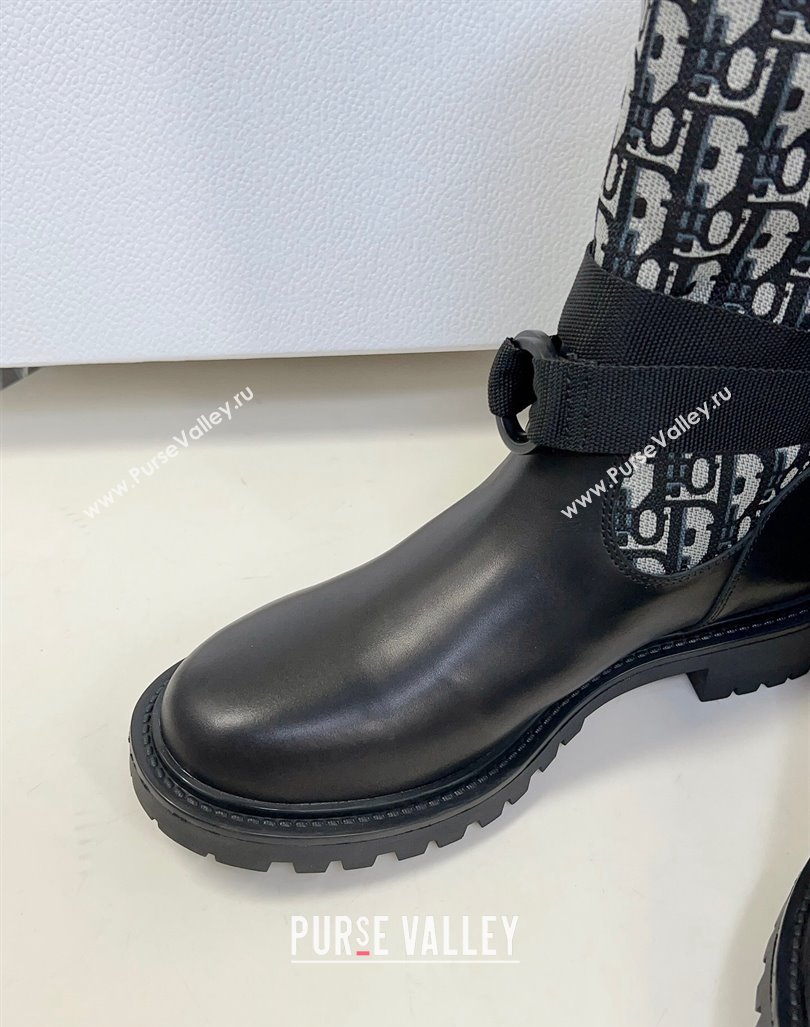 Dior D-Major Boots in Oblique Black 2023 (modeng-23092225)