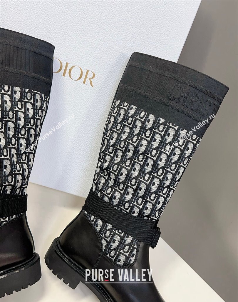 Dior D-Major Boots in Oblique Black 2023 (modeng-23092225)