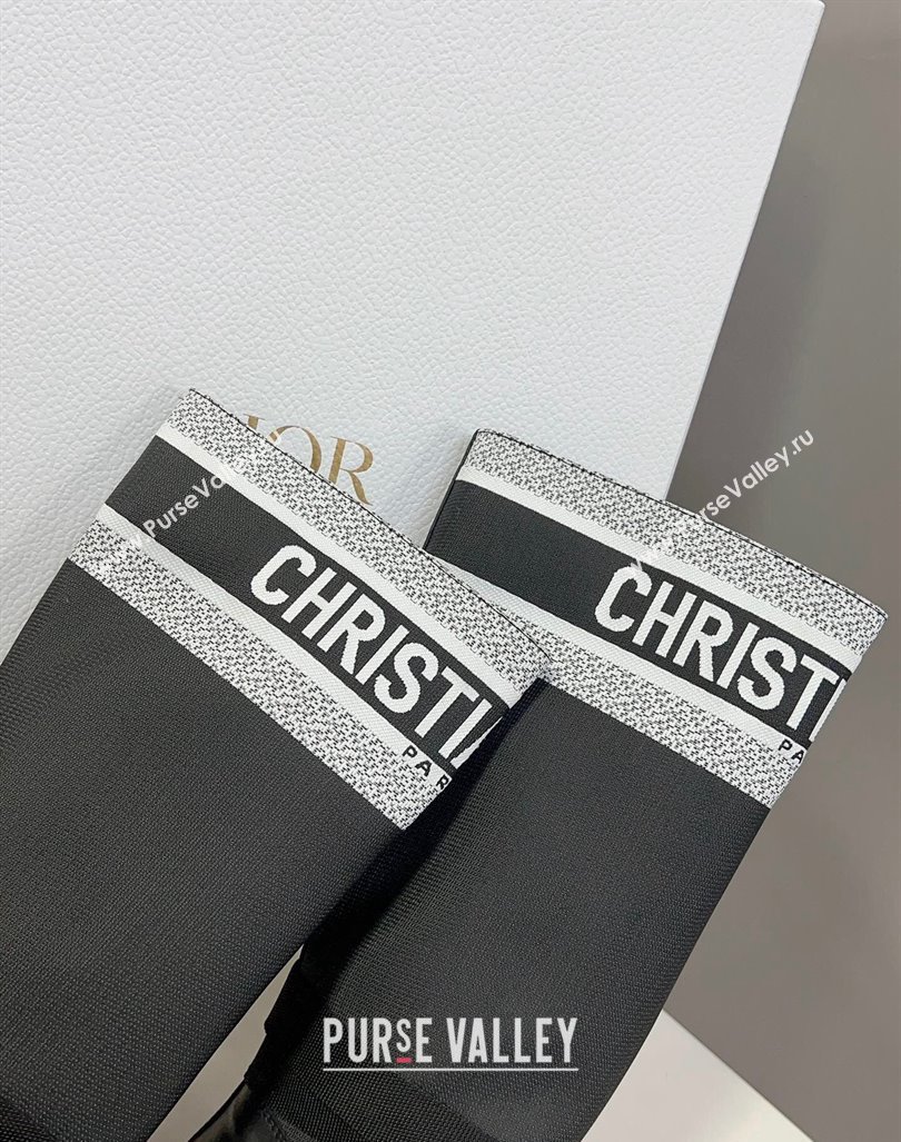 Dior D-Major Boots in Technical Fabric Black/White 2023 (modeng-23092223)