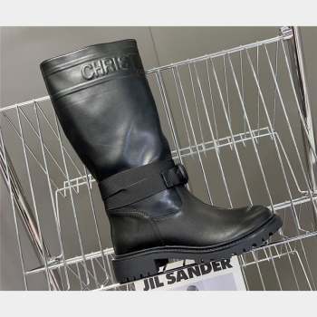 Dior D-Major Boots in Calfskin Black 2023 (modeng-23092221)