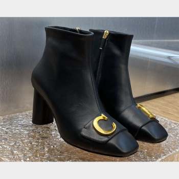 Dior Heel 8.5cm Cest Ankle Boots in Calfskin Black 2023 (jincheng-23092201)