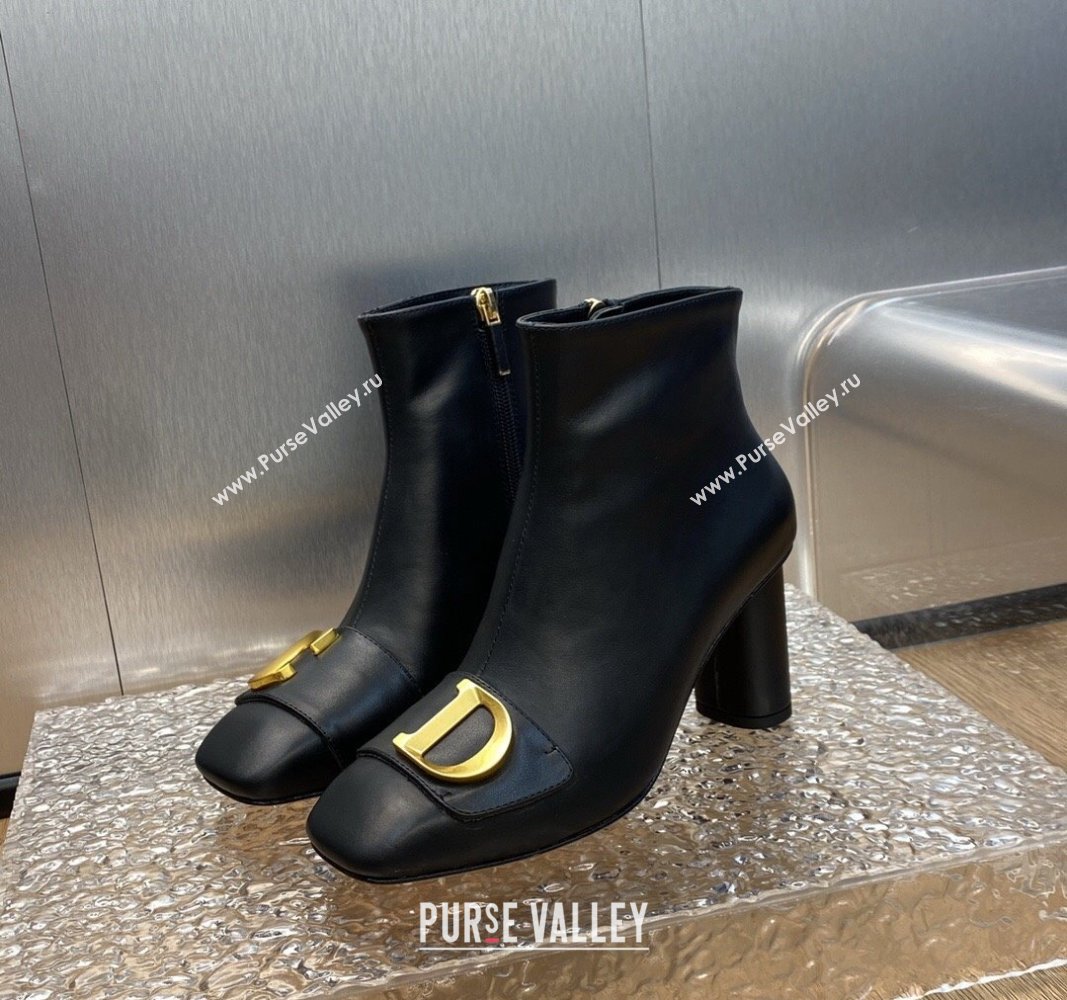 Dior Heel 8.5cm Cest Ankle Boots in Calfskin Black 2023 (jincheng-23092201)