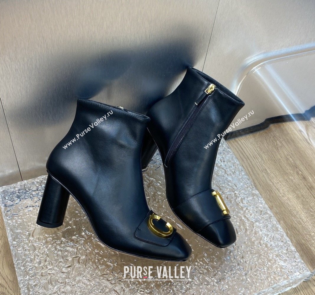 Dior Heel 8.5cm Cest Ankle Boots in Calfskin Black 2023 (jincheng-23092201)