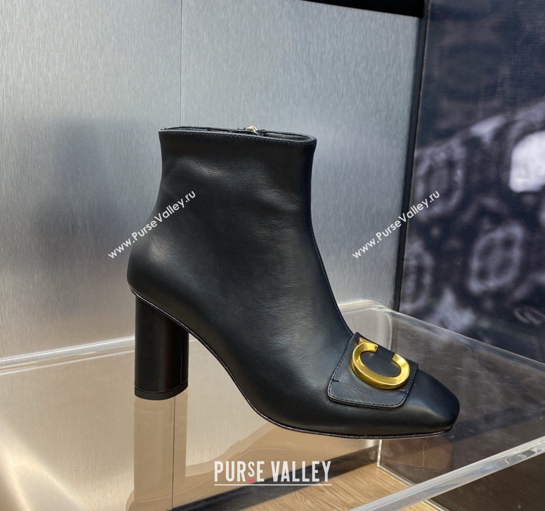 Dior Heel 8.5cm Cest Ankle Boots in Calfskin Black 2023 (jincheng-23092201)