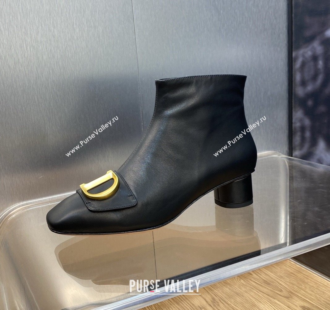Dior Heel 4.5cm Cest Ankle Boots in Calfskin Black 2023 (jincheng-23092206)