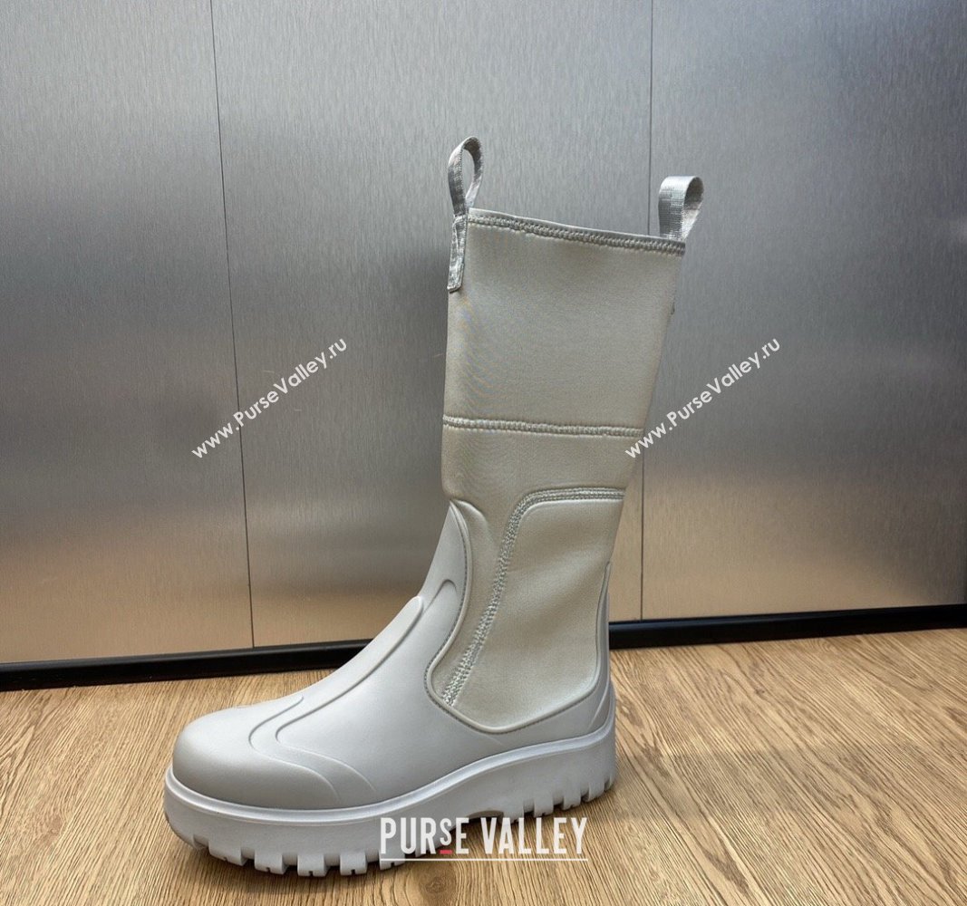 Dior Garden Rubber Women/Men Rain Boots Light Gray 2023 (jincheng-23092212)