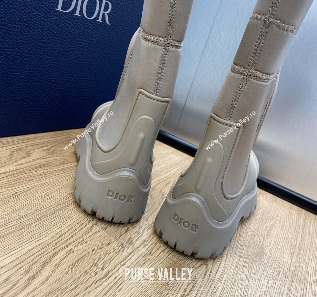 Dior Garden Rubber Women/Men Rain Boots Beige 2023 (jincheng-23092213)