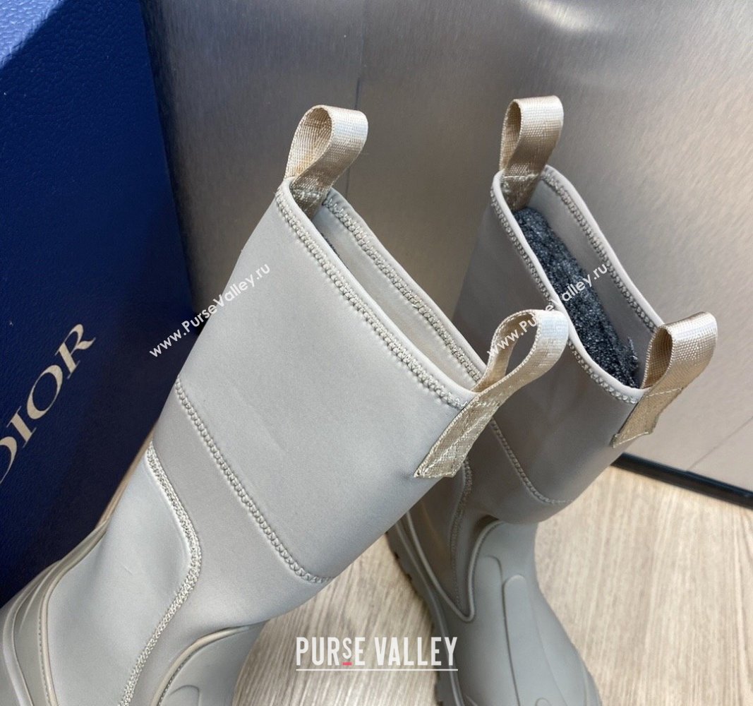 Dior Garden Rubber Women/Men Rain Boots Beige 2023 (jincheng-23092213)