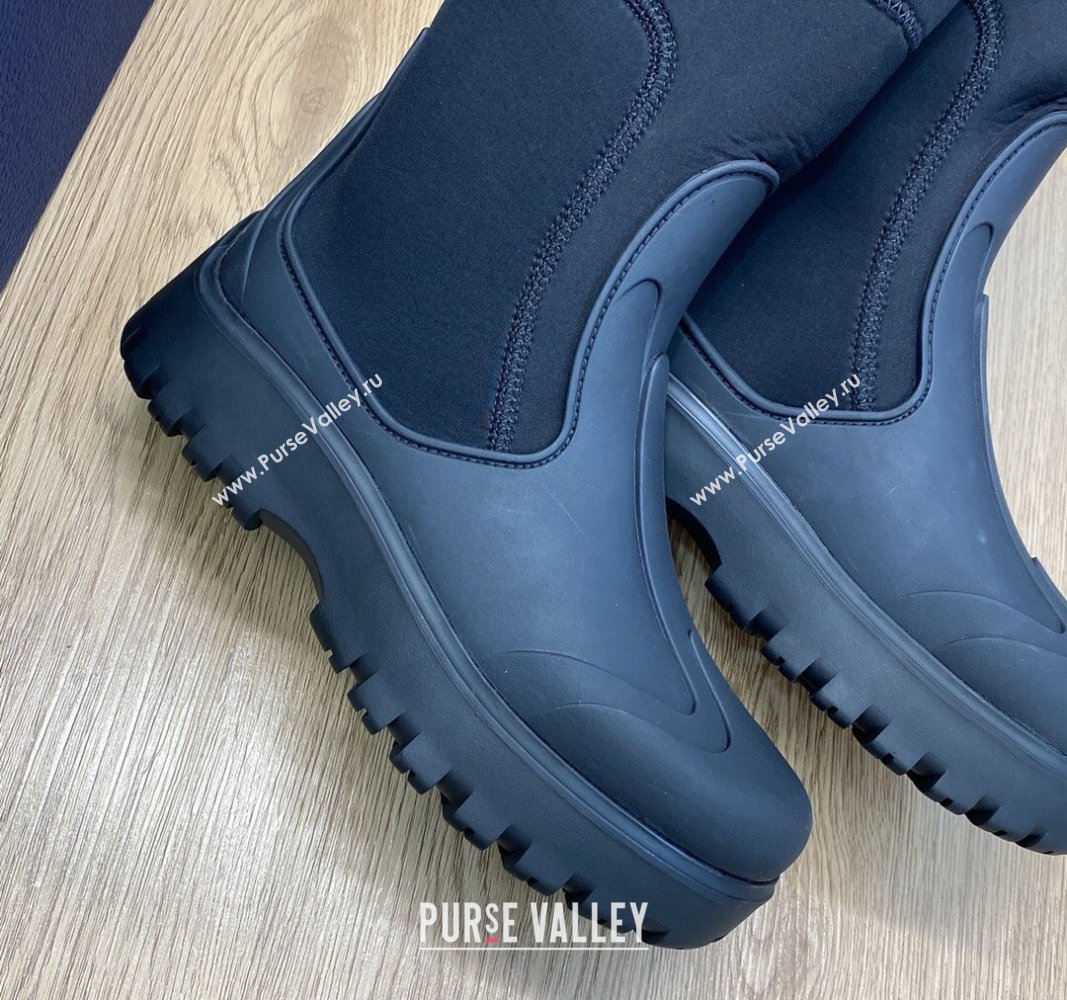 Dior Garden Rubber Women/Men Rain Boots Black 2023 (jincheng-23092211)