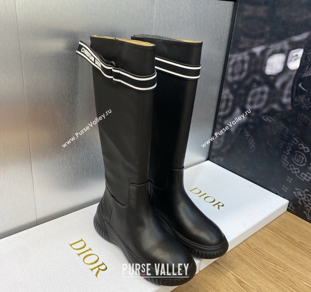 Dior D-Racer Boots in Calfskin Black 2023 (jincheng-23092215)