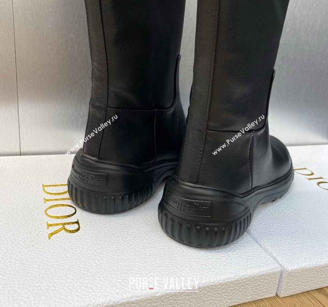 Dior D-Racer Boots in Calfskin Black 2023 (jincheng-23092215)