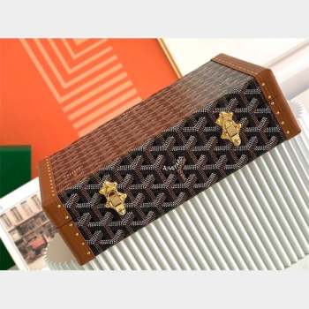 Goyard Vendôme Jewellery Case Bag Brown (zhang-23092832)