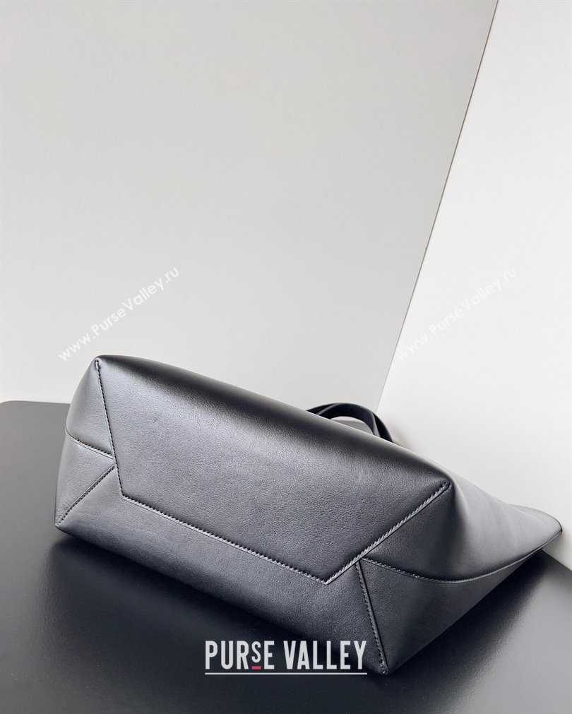 Balenciaga Mary-Kate Medium Tote Bag in soft smooth calfskin Black 2023 (jiche-23092801)