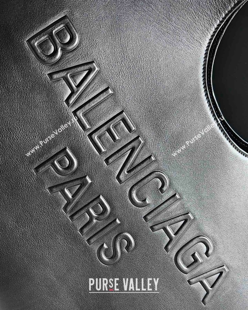 Balenciaga Mary-Kate Medium Tote Bag in soft smooth calfskin Black 2023 (jiche-23092801)