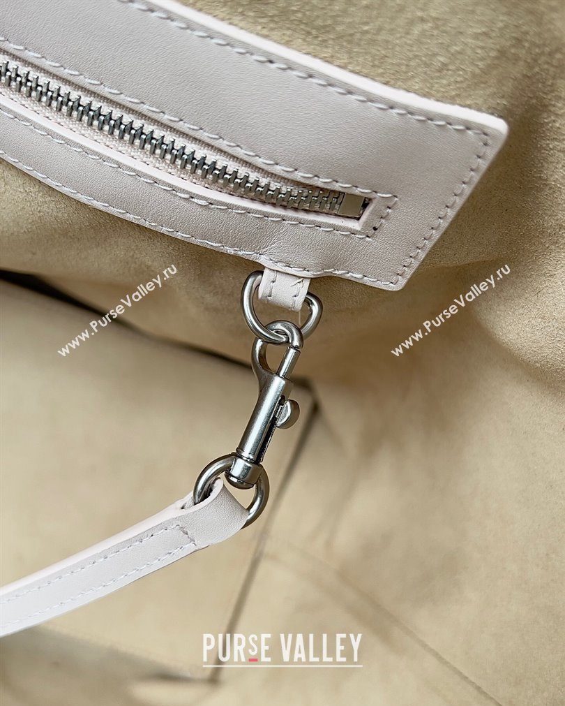 Balenciaga Mary-Kate Medium Tote Bag in soft smooth calfskin Beige 2023 (jiche-23092803)