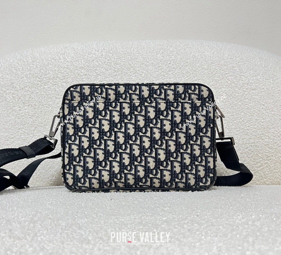 Dior Safari Bag with Strap in Beige and Black Dior Oblique Jacquard 2023 (XXG-23092822)