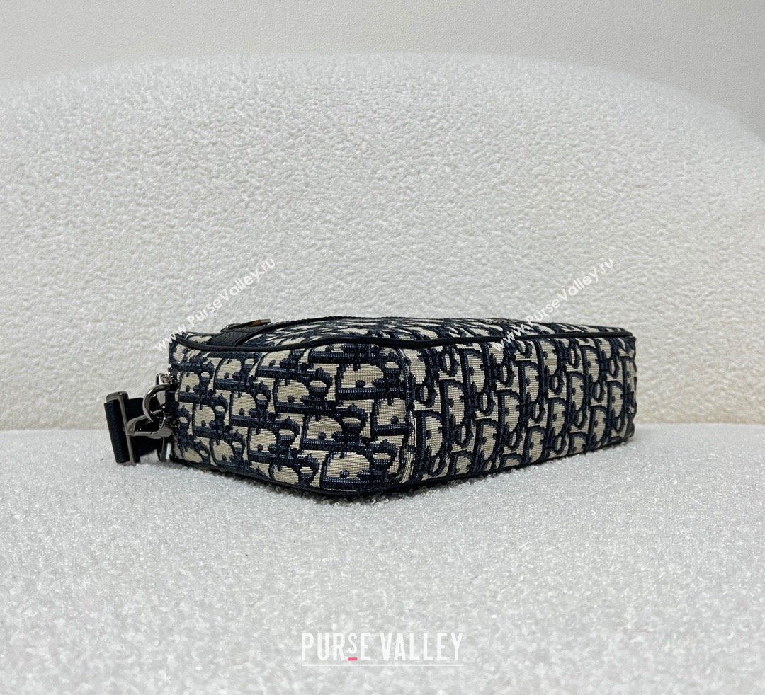 Dior Safari Bag with Strap in Beige and Black Dior Oblique Jacquard 2023 (XXG-23092822)