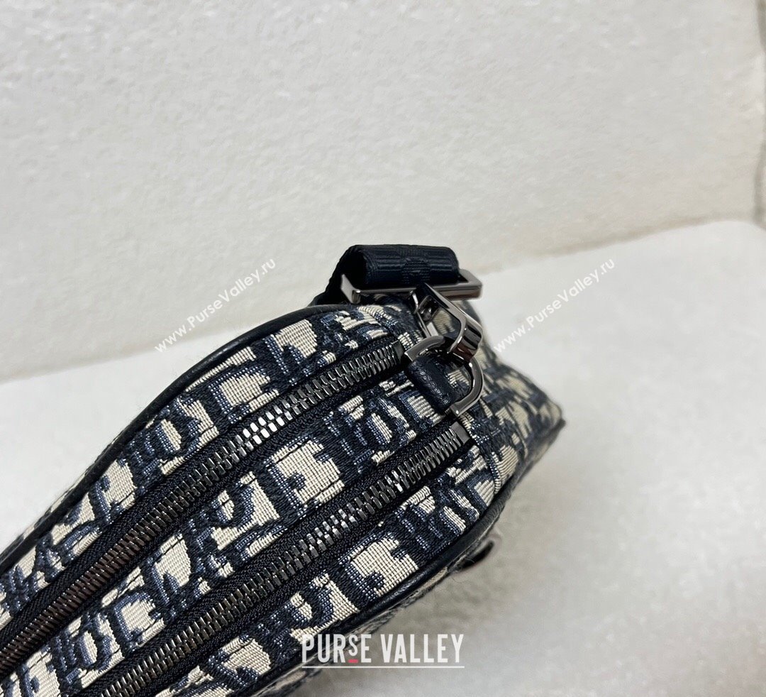 Dior Safari Bag with Strap in Beige and Black Dior Oblique Jacquard 2023 (XXG-23092822)