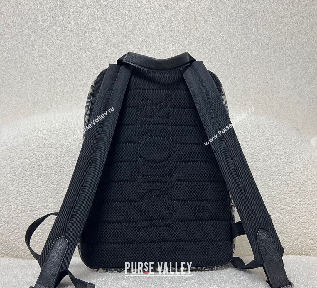 Dior Safari Backpack Bag in Beige and Black Dior Oblique Jacquard 2023 (XXG-23092821)