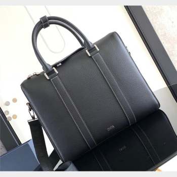 Dior Lingot Briefcase Bag in Black Smooth Calfskin 2023 (XXG-23092825)