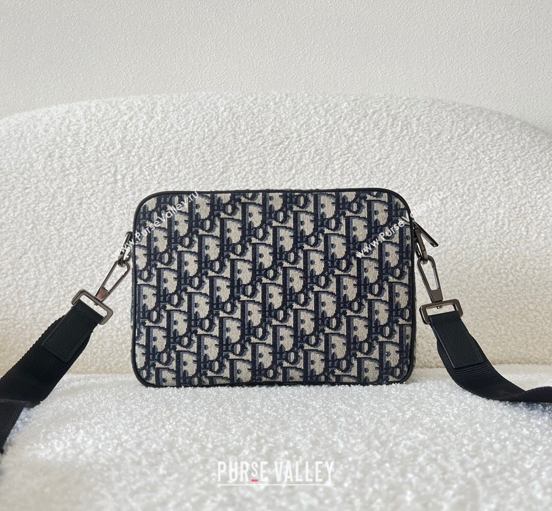 Dior Saddle Triple Pouch Bag in Beige and Black Dior Oblique Jacquard 2023 (XXG-23100613)